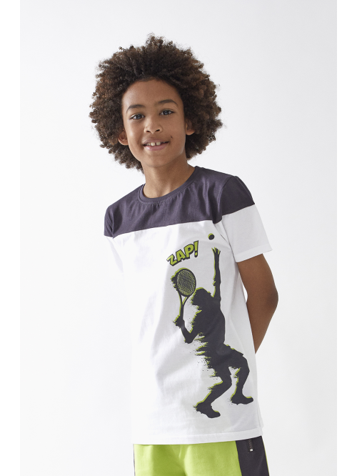 Camiseta niño - blanco