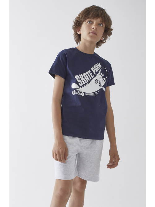 Camiseta niño - marino