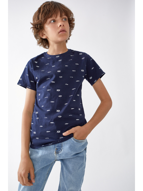 Camiseta niño - marino