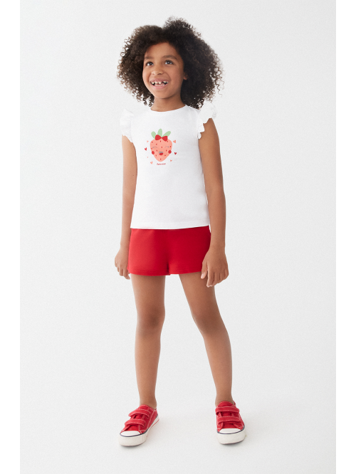 CONJUNTO BEBE NIÑA - ROJO