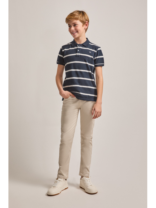 Pantalón sarga niño - Beig