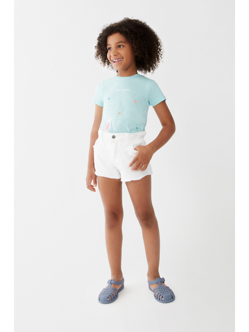 Short niña - Blanco