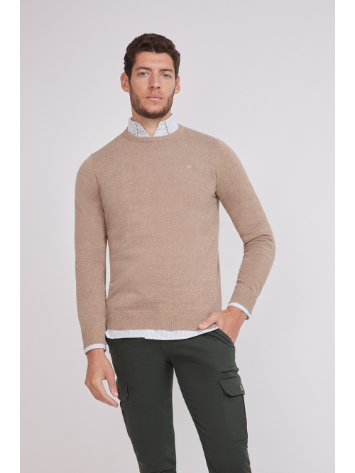 Jersey hombre - Camel