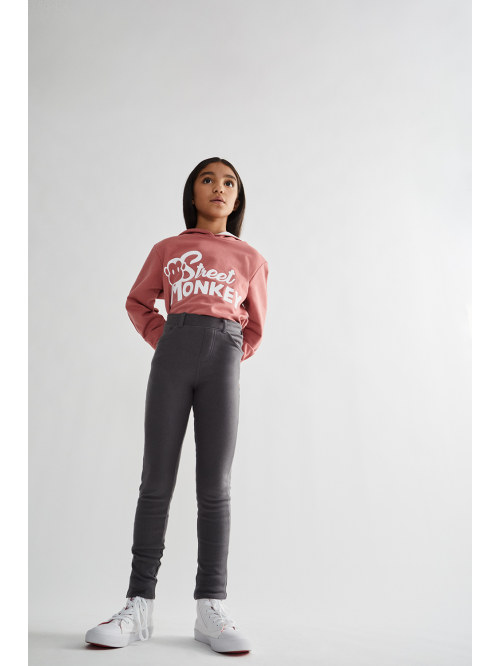 BASICS - Legging niña - Ebano