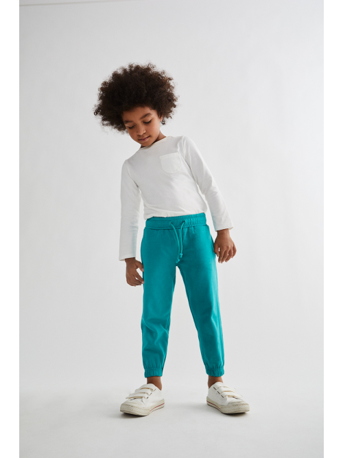 Pantalón Bebé Niña - Verde Mar