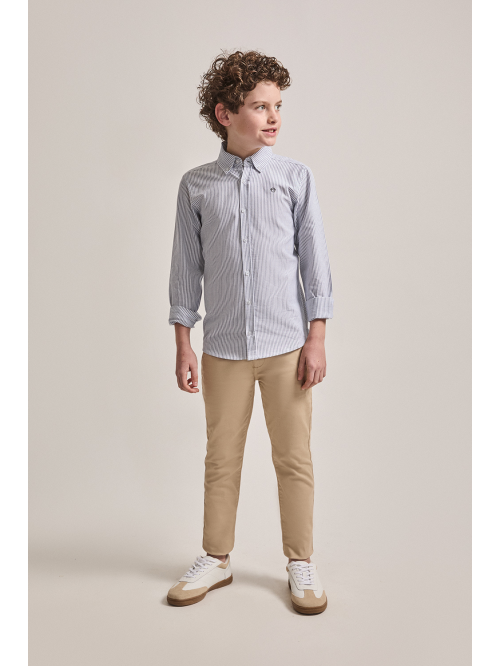 Pantalón sarga niño - Leña