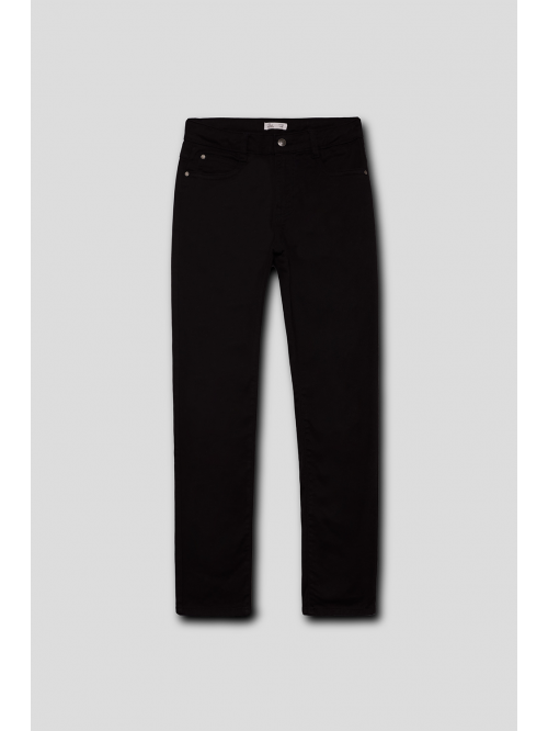 Pantalón sarga niño - Negro