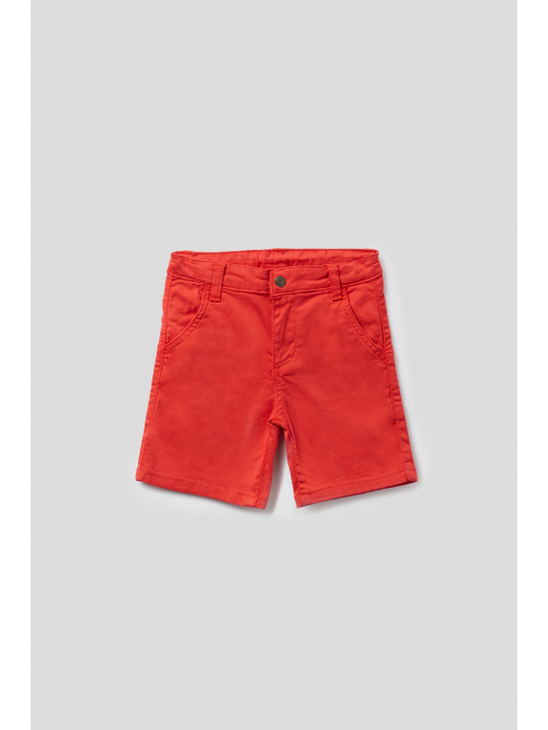 Bermuda chino niño - rojo