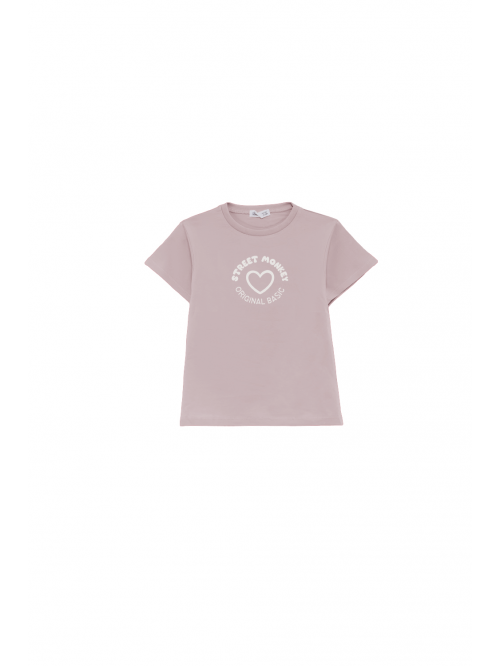 BASICS - Girl t-shirt - Rosa