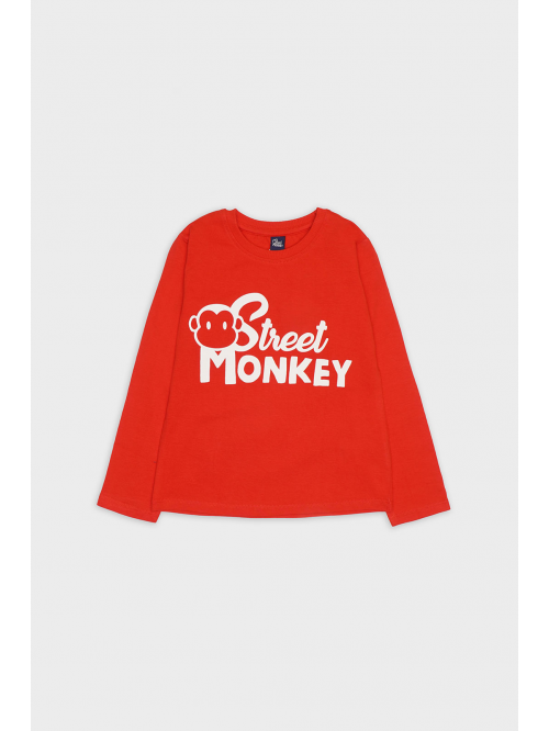 BASICS - Girl t-shirt  - Rojo