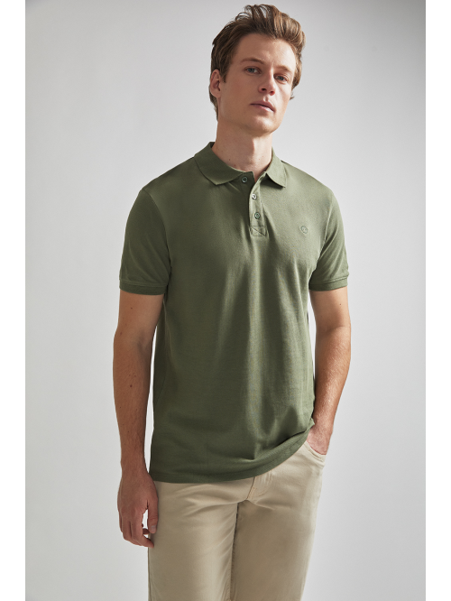 Polo hombre - Verde kaki