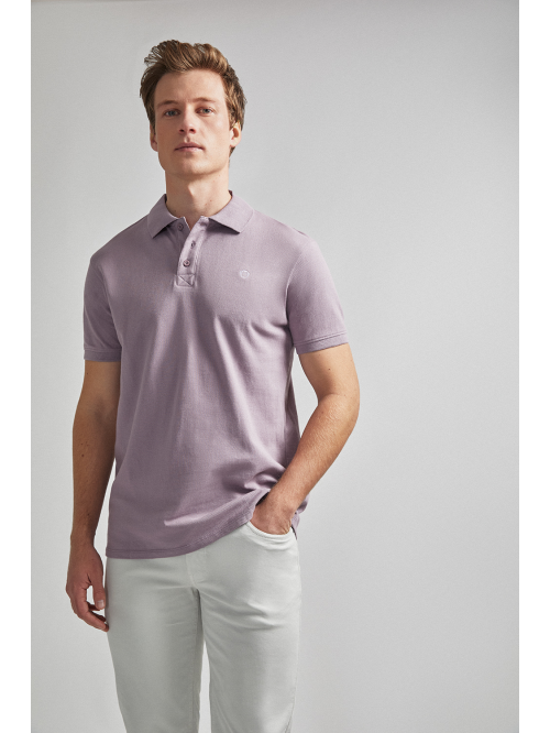 Polo hombre - Violeta