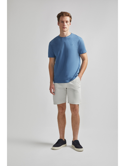 Camiseta hombre - Azul pardo