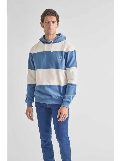 Sudadera hombre - Azul niebla