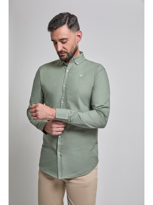 Camisa Oxford hombre -...