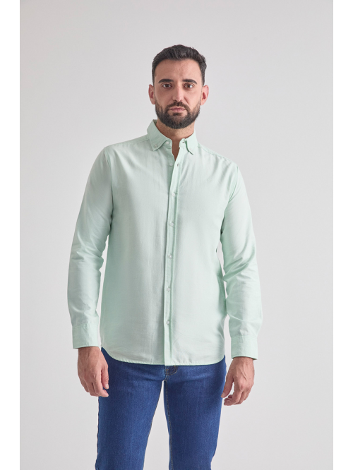 Camisa Oxford hombre -...