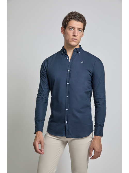 Camisa Oxford hombre - marino