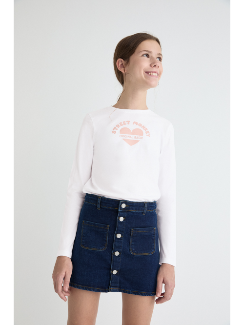 Falda vaquera niña - Denim...