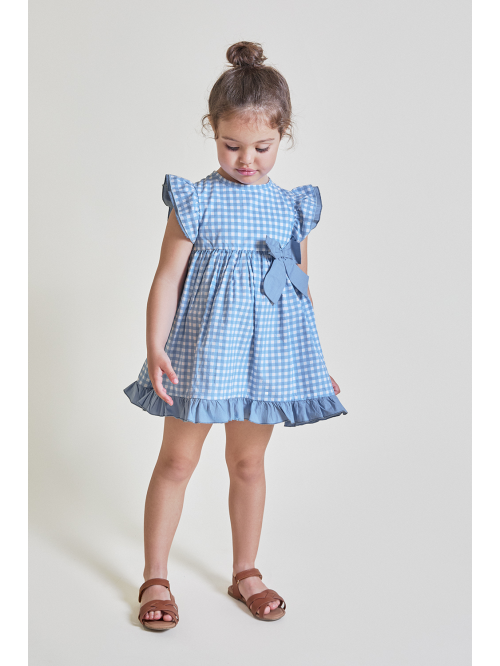 Vestido bebe niña - Azul medio