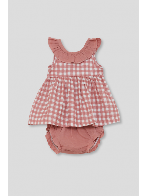 Vestido con cubrepañal...