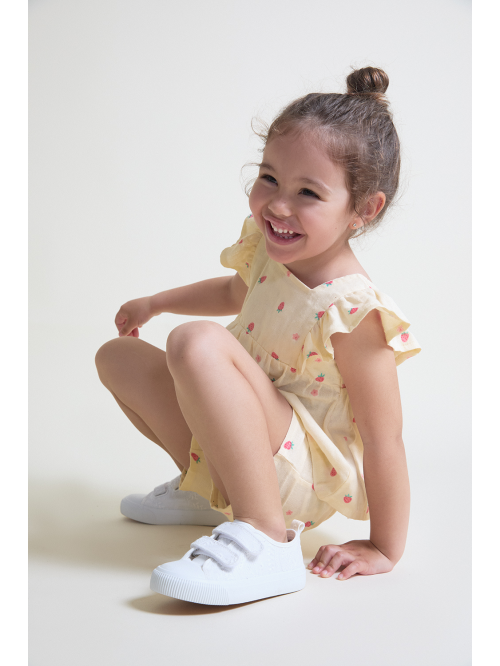 Conjunto bebé niña - Crudo