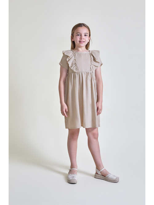 Vestido niña - Camel