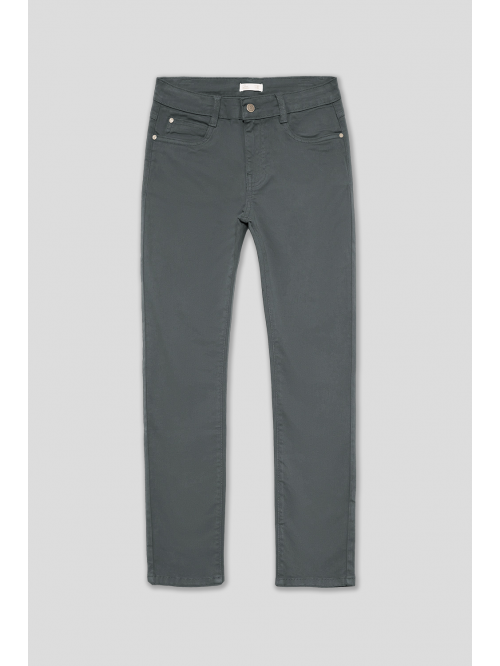 Pantalón sarga niño - Gris...