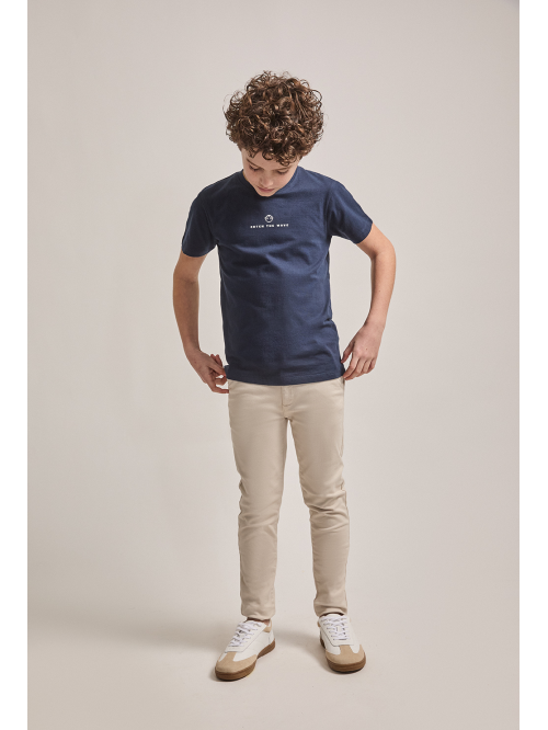 Pantalón sarga chino niño -...