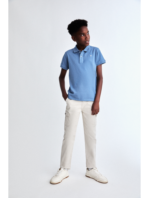 Pantalón cargo niño - Beige