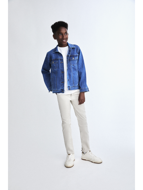 Pantalón sarga niño - Beige