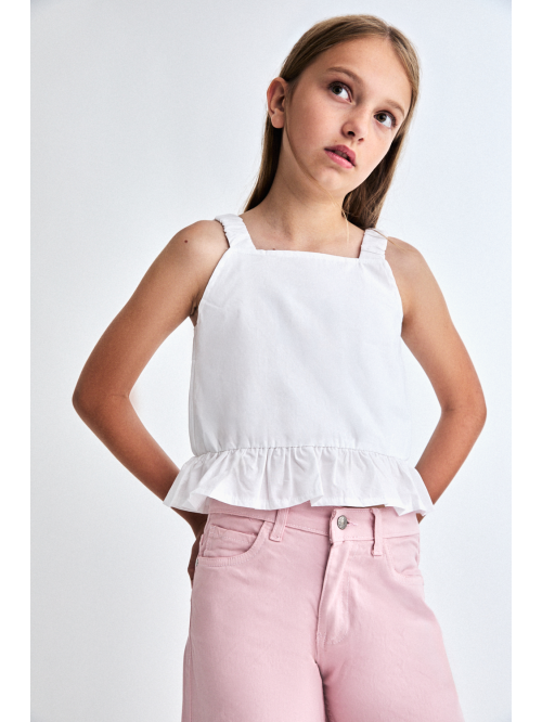 Top niña - Blanco