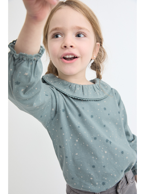 CAMISETA BEBÉ NIÑA - AZUL...