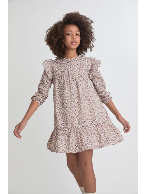 VESTIDO INFANTIL NIÑA - Crudo