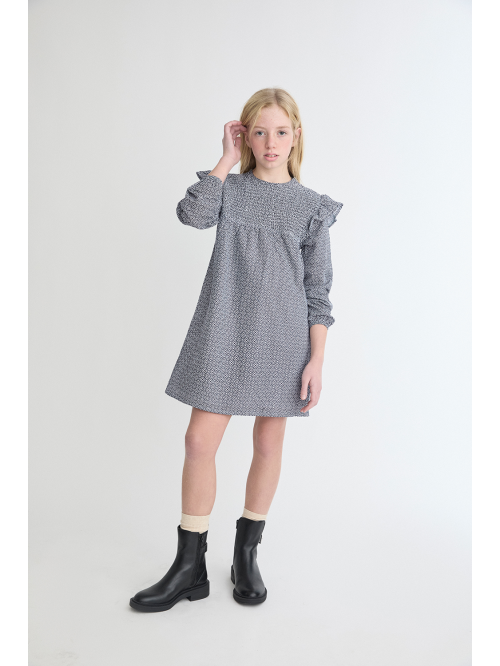 VESTIDO INFANTIL NIÑA - Crudo