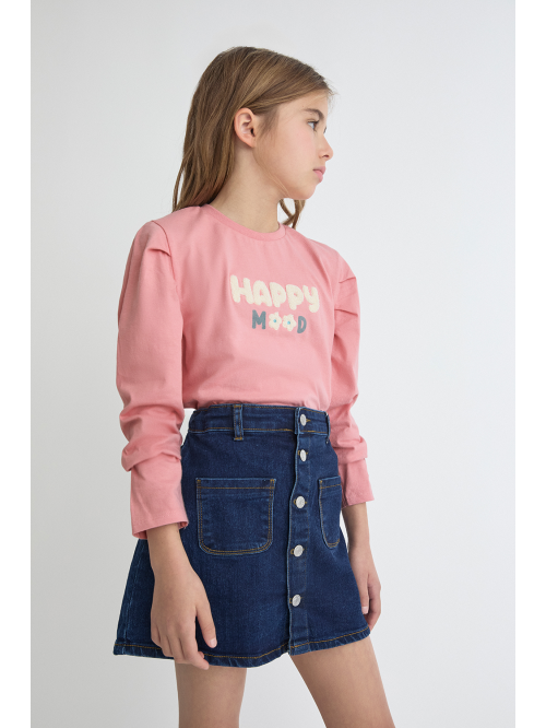 CAMISETA INFANTIL NIÑA - Rosa