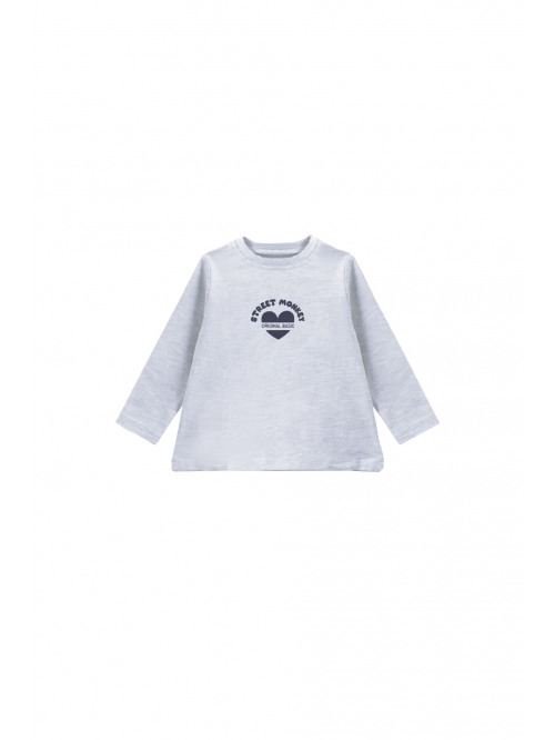 Camiseta niña - Gris melange