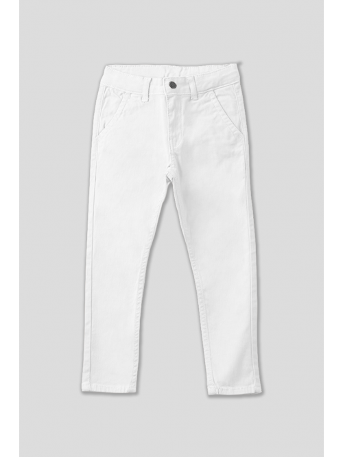 BASICS - Boy pants  - Blanco