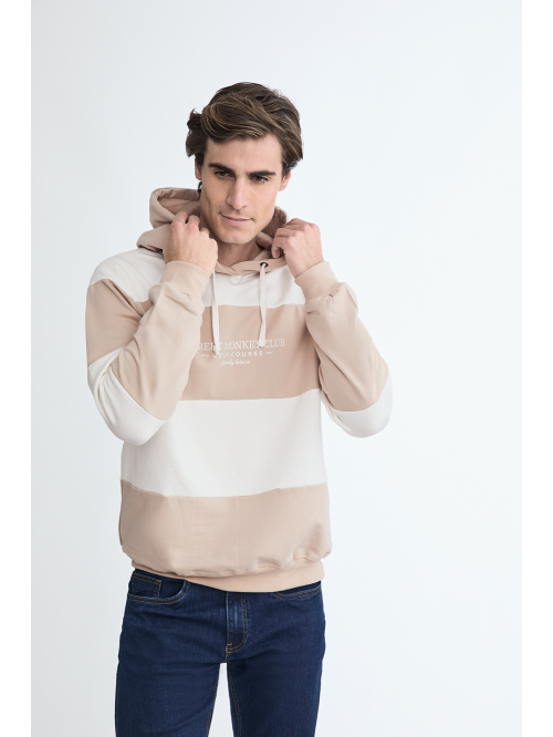 SUDADERA HOMBRE - BEIGE
