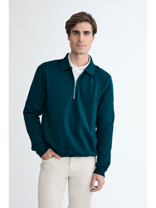 SUDADERA HOMBRE - Verde pino