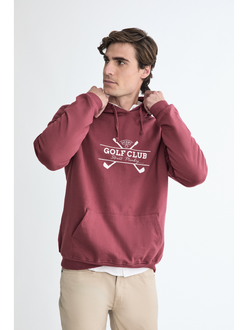 SUDADERA HOMBRE - Borgoña