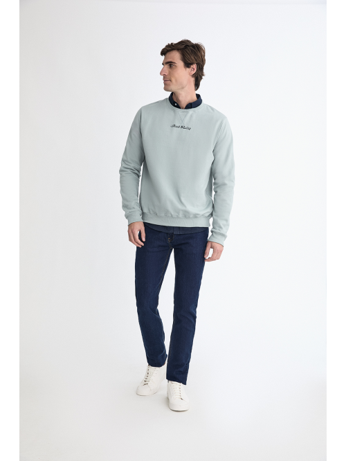 SUDADERA HOMBRE - VERDE CLARO