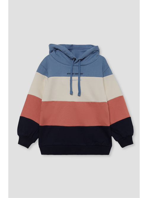 SUDADERA HOMBRE - AZUL MEDIO