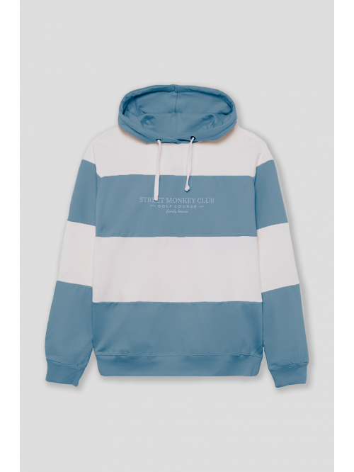 SUDADERA HOMBRE - AZUL MEDIO