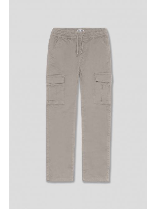Pantalón cargo niño - BEIGE