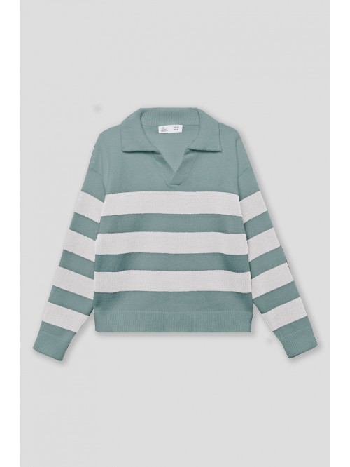 Jersey polo niña - Verde...
