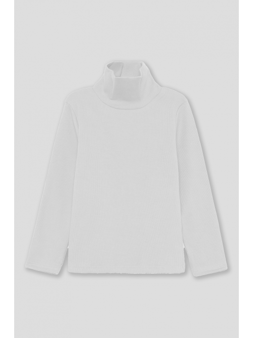 Camiseta cuello alto niña -...