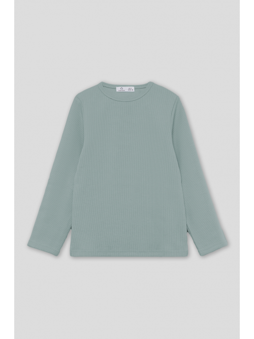 Camiseta niña - Verde azulado